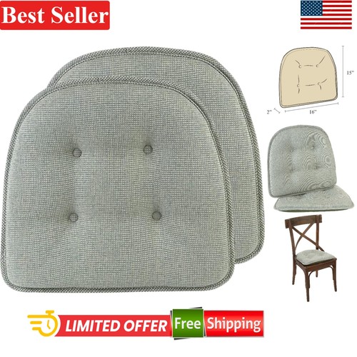 Non slip chair cushions 15x16 - non-slip,